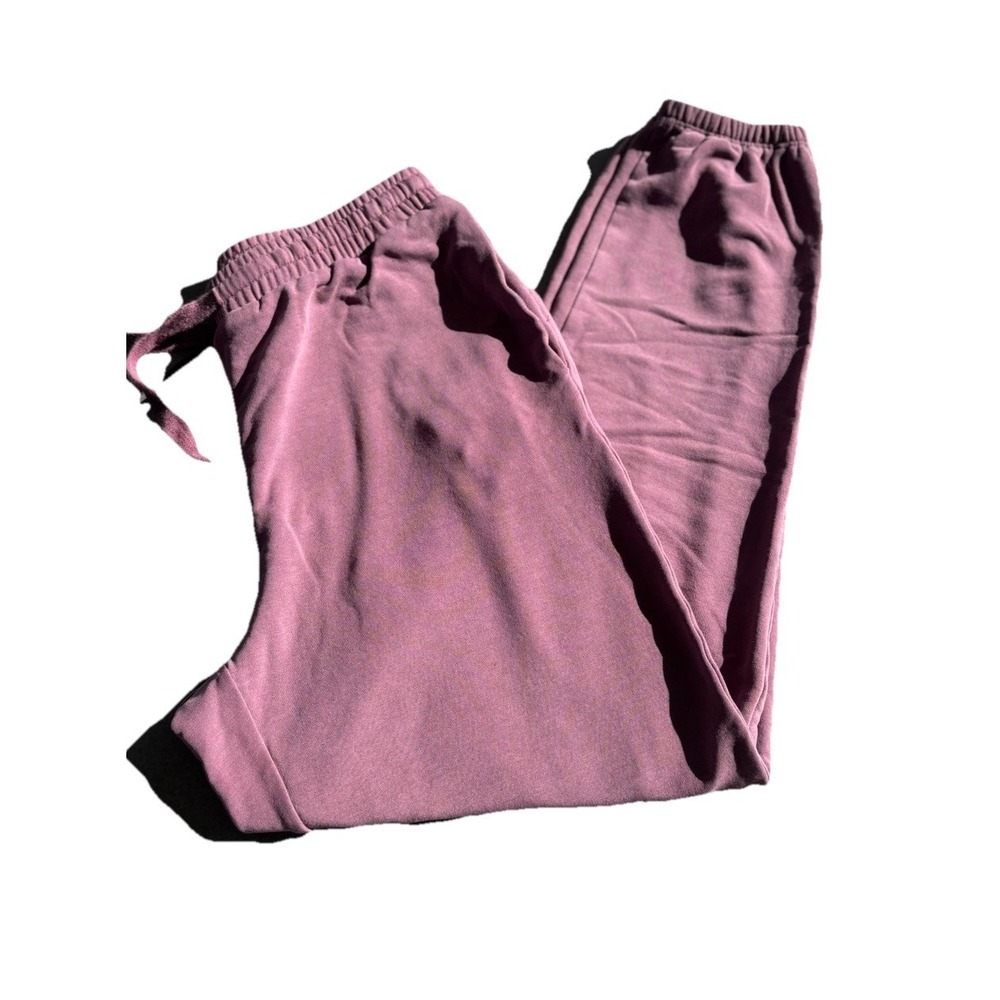 Madewell Joggers Mauve Women's Size XSMALL Lightweight Burgundy Stretch Cozy